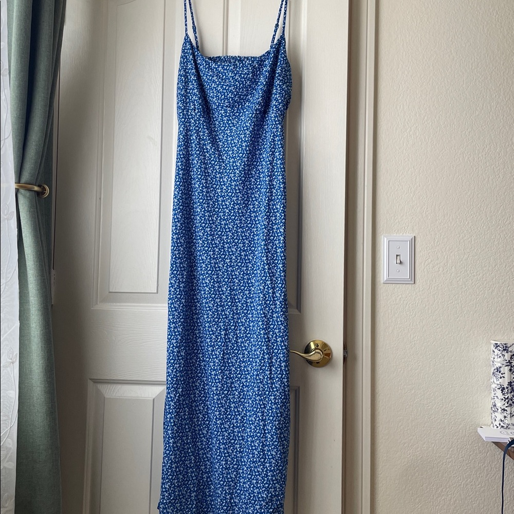 Blue Floral Hollister Dress
